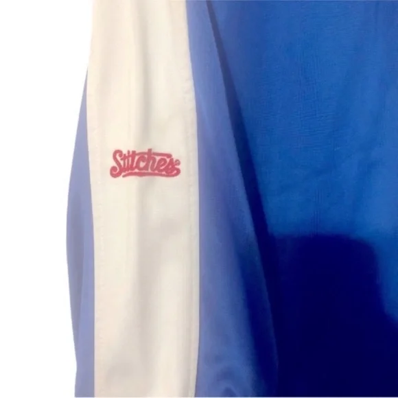 STITCHES LA CLIPPERS Full Zipper Red White And Blue SPORTS Jacket Size SMALL - Picture 7 of 15